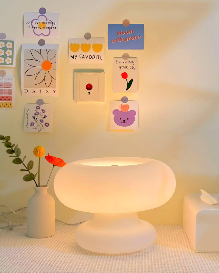 Donut table lamp