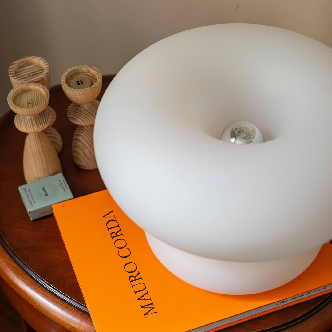 Donut table lamp