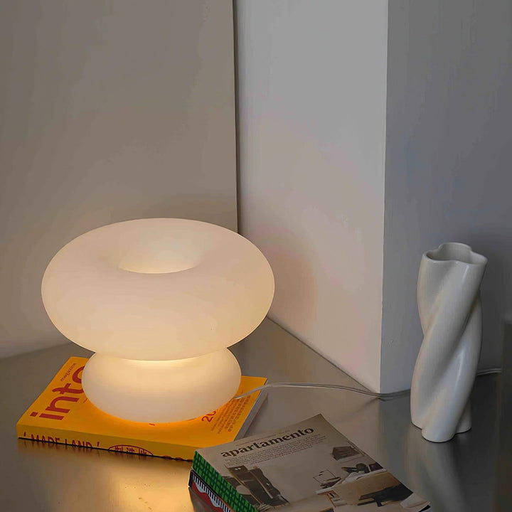 Donut table lamp