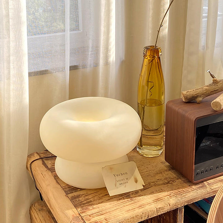 Donut table lamp