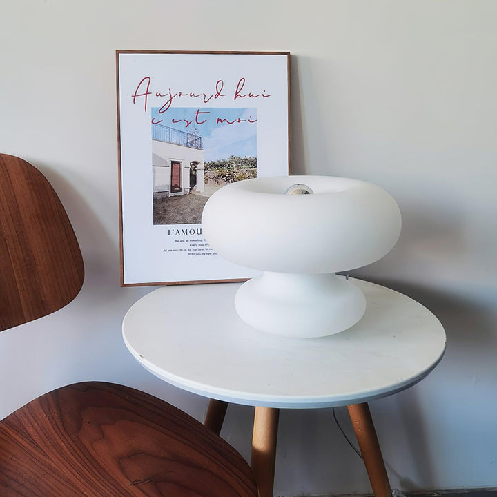Donut table lamp