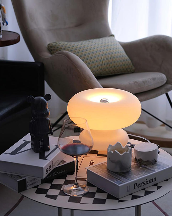 Donut table lamp