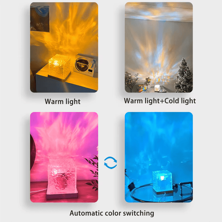 LichtWelle™ | Multifunktionale LED-Lampe mit 16 Farben und Sanften Wellen-Effekten