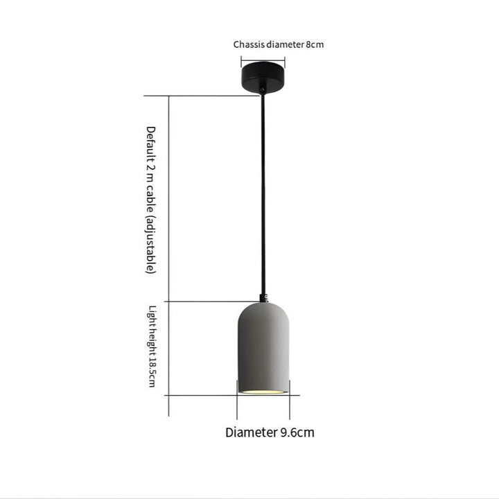 FORGI | Unique pendant lamp made of concrete 