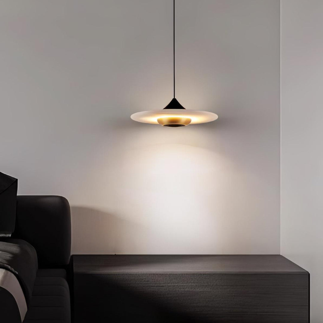 Flying Saucer Marble Pendant Light 