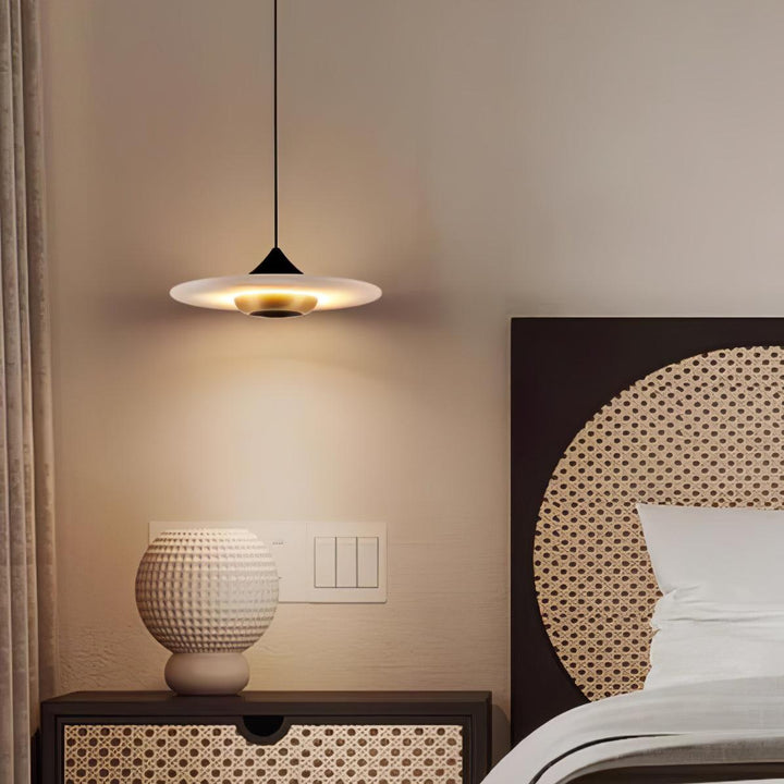 Flying Saucer Marble Pendant Light 