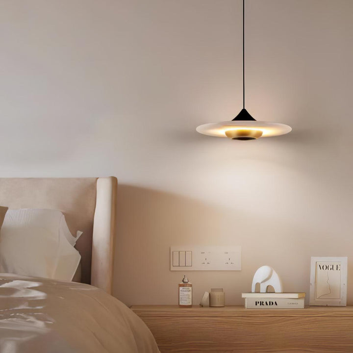 Flying Saucer Marble Pendant Light 