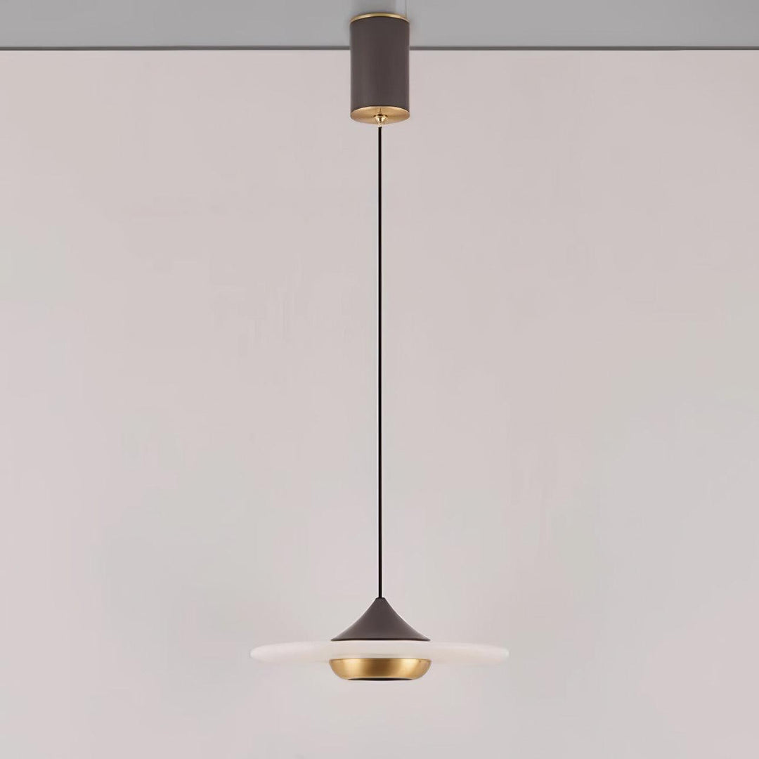 Flying Saucer Marble Pendant Light 