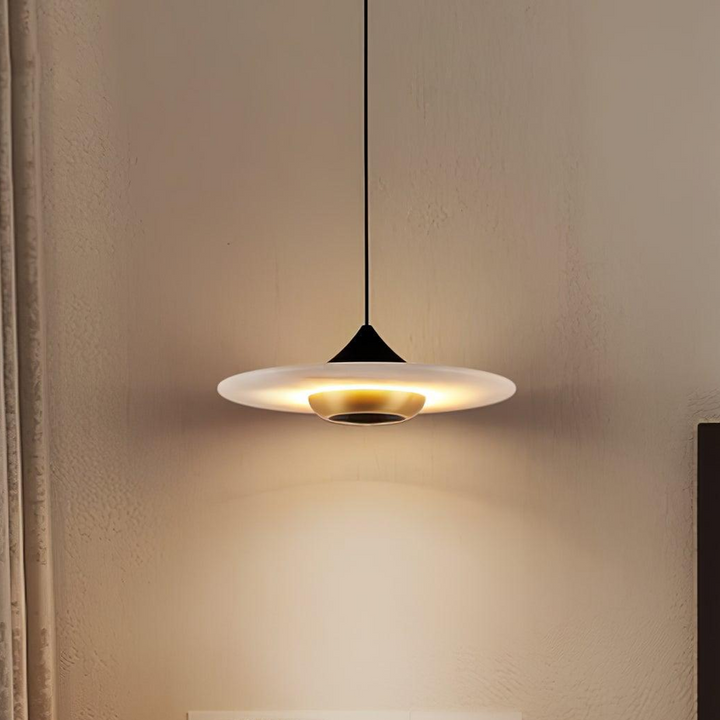Flying Saucer Marble Pendant Light 