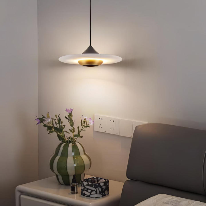 Flying Saucer Marble Pendant Light 