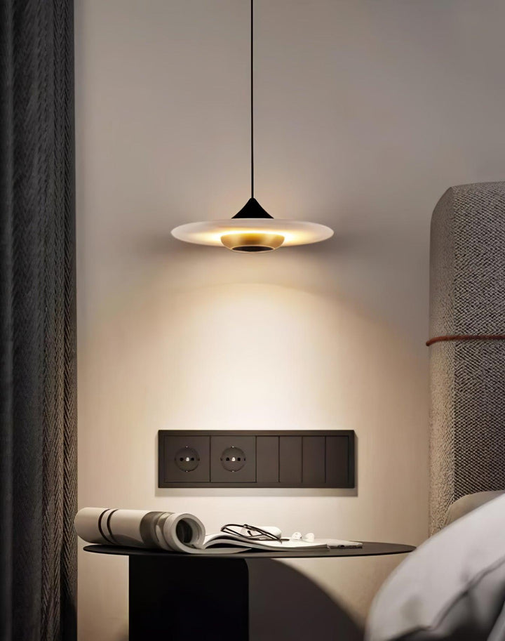 Flying Saucer Marble Pendant Light 