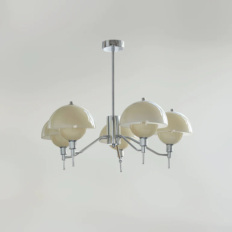 French Bubble Cream Chandelier for Living Room