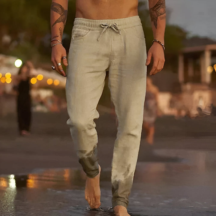 Alec | Casual linen trousers for timeless comfort 