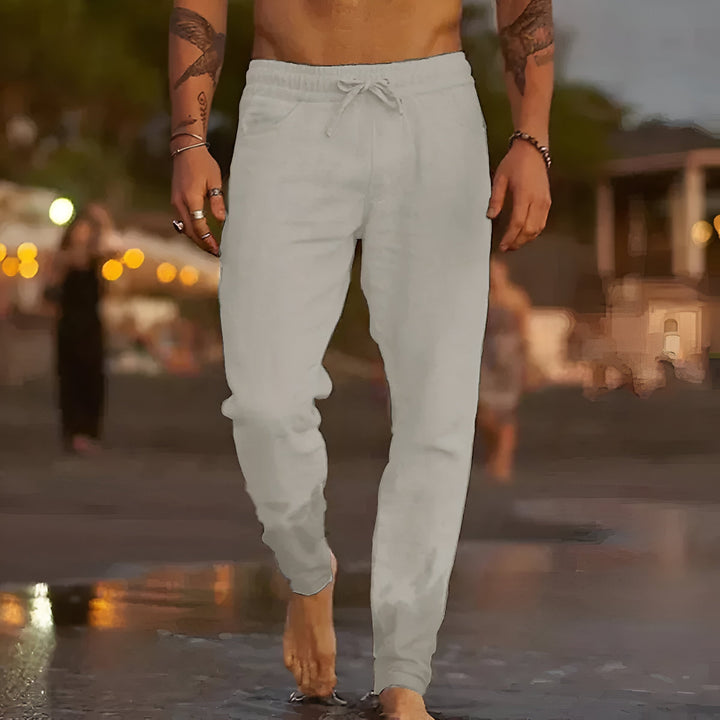 Alec | Casual linen trousers for timeless comfort 