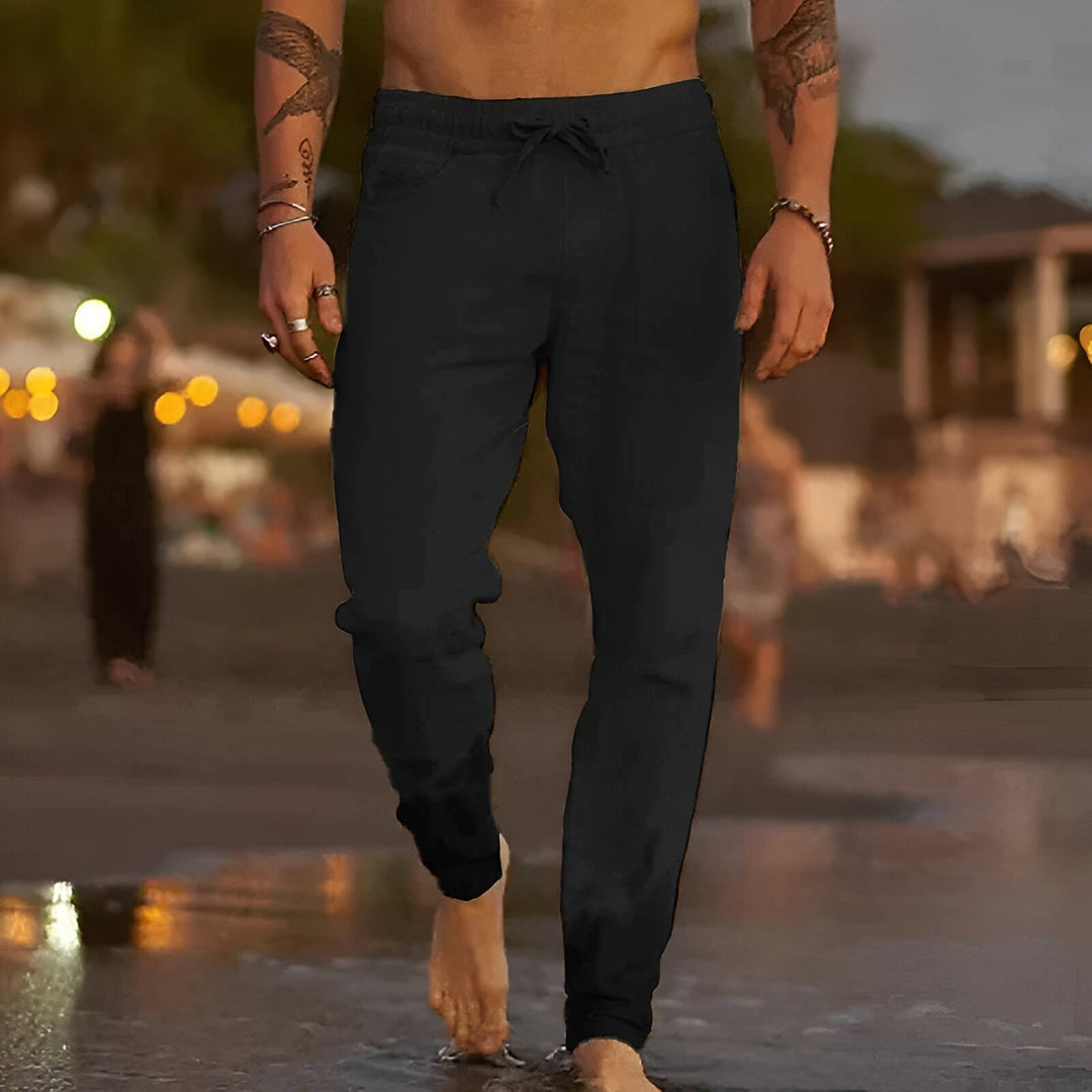 Alec | Casual linen trousers for timeless comfort 