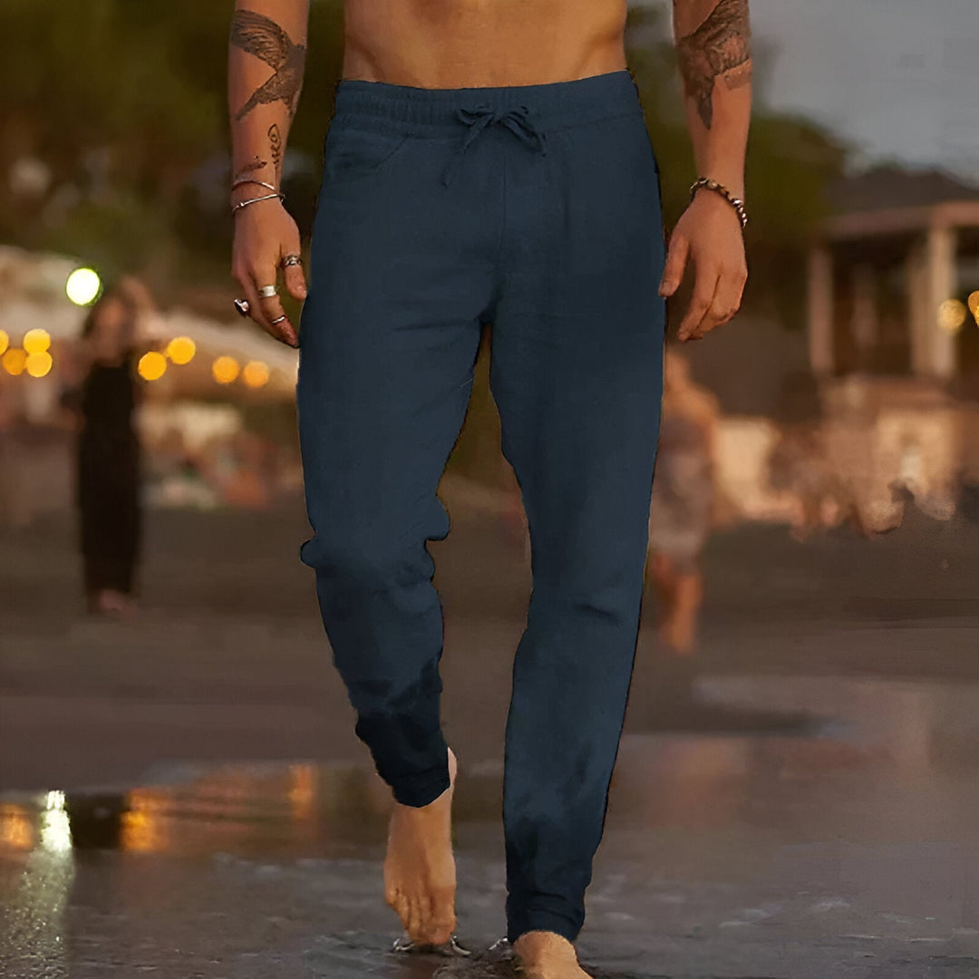 Alec | Casual linen trousers for timeless comfort 