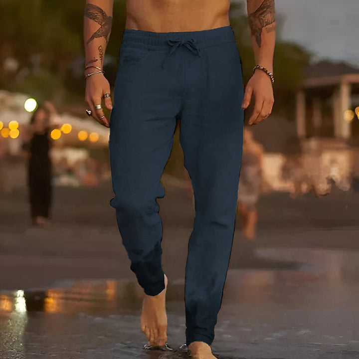 Alec | Casual linen trousers for timeless comfort 