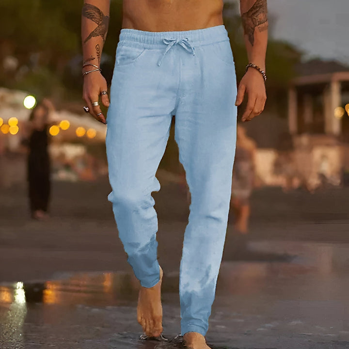 Alec | Casual linen trousers for timeless comfort 