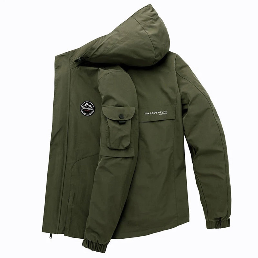 Clayton | Men's Hooded Bomber Jacket