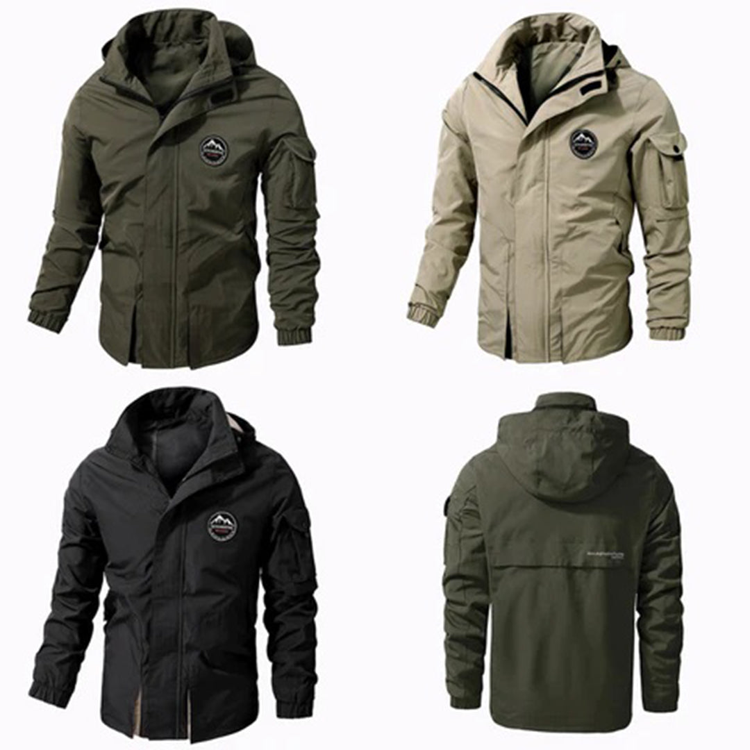 Clayton | Men's Hooded Bomber Jacket