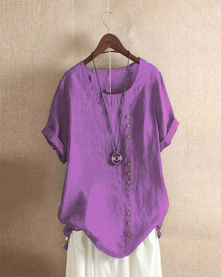Talia | Short-sleeved blouse for women