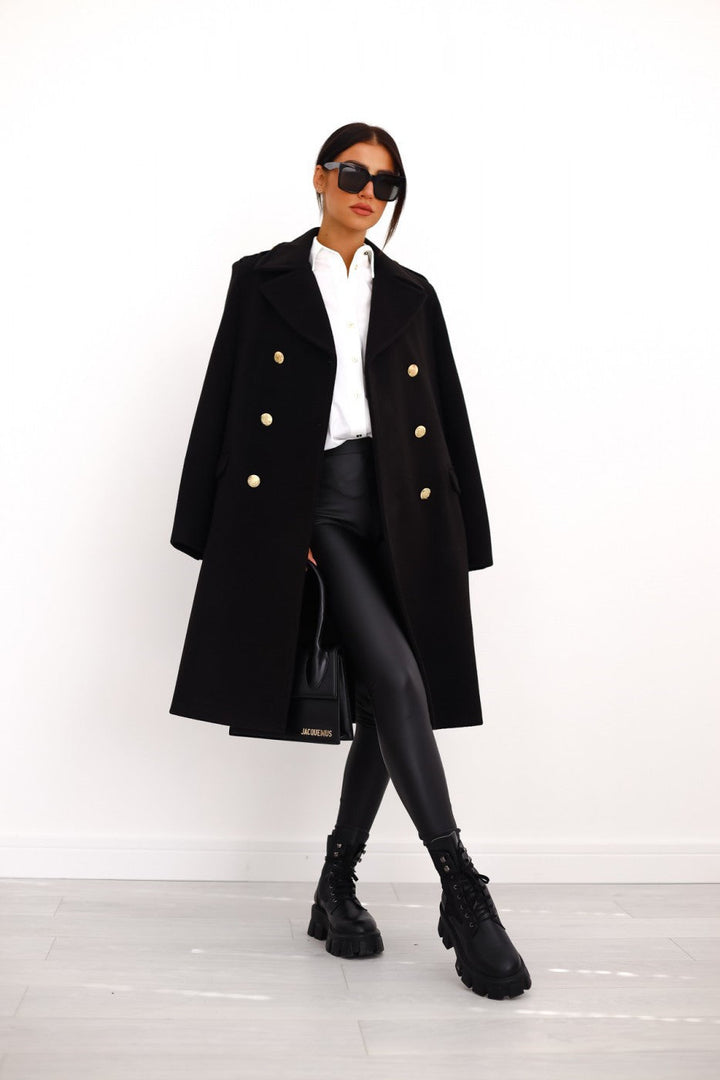 Marcella | Double-breasted wool coat for women