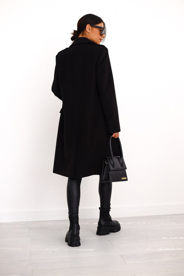Marcella | Double-breasted wool coat for women