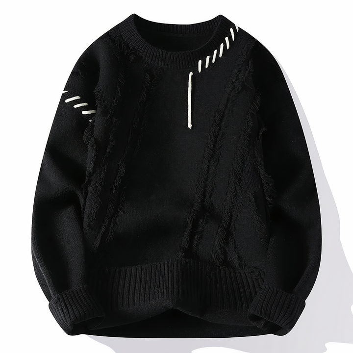 Rowan | Patchwork sweater for men