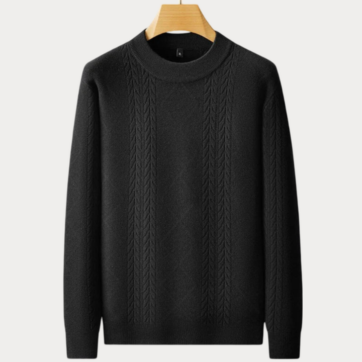 Round neck sweater for men