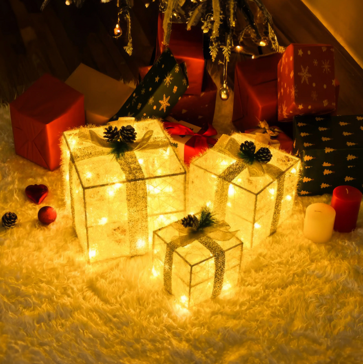 Lichtzauber Weihnachtsgeschenke | Magische LED-Dekorationsboxen für festliche Stimmung