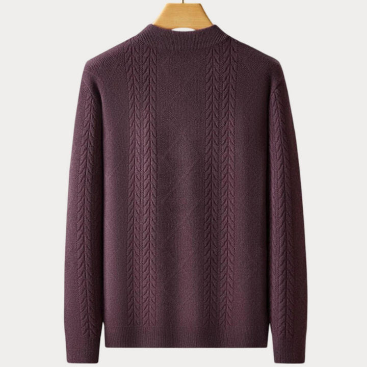 Round neck sweater for men