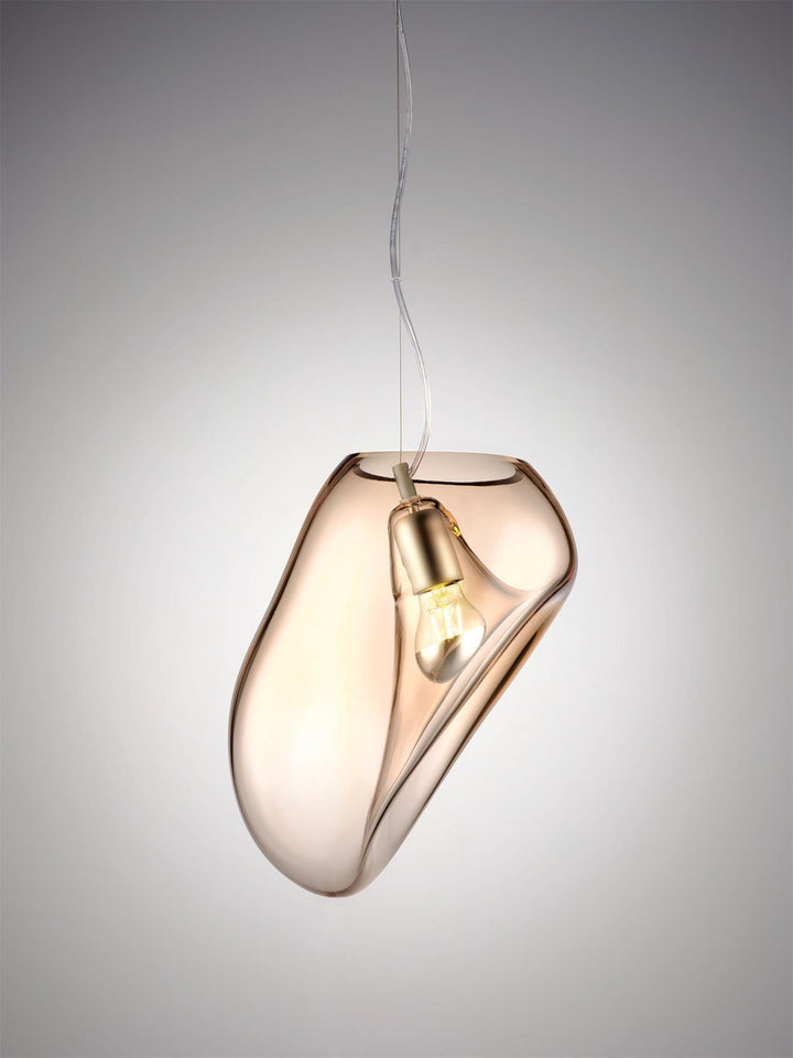 Hanging water drop pendant light 