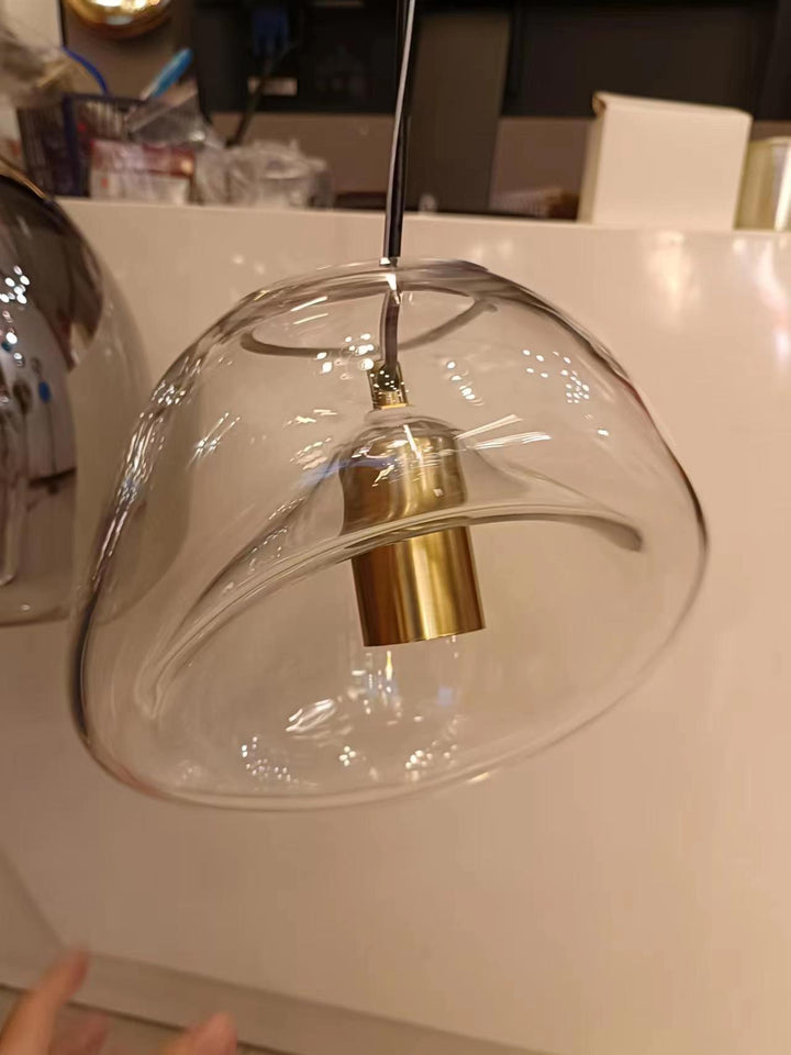 Hanging water drop pendant light 