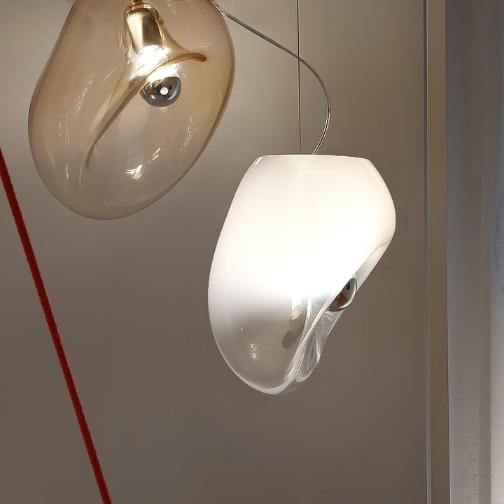 Hanging water drop pendant light 
