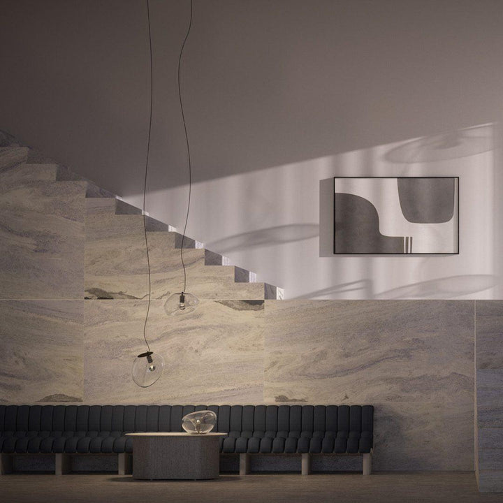 Hanging water drop pendant light 