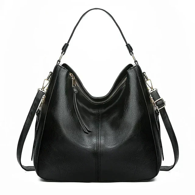 Freya | Elegant leather tote bag with large capacity 
