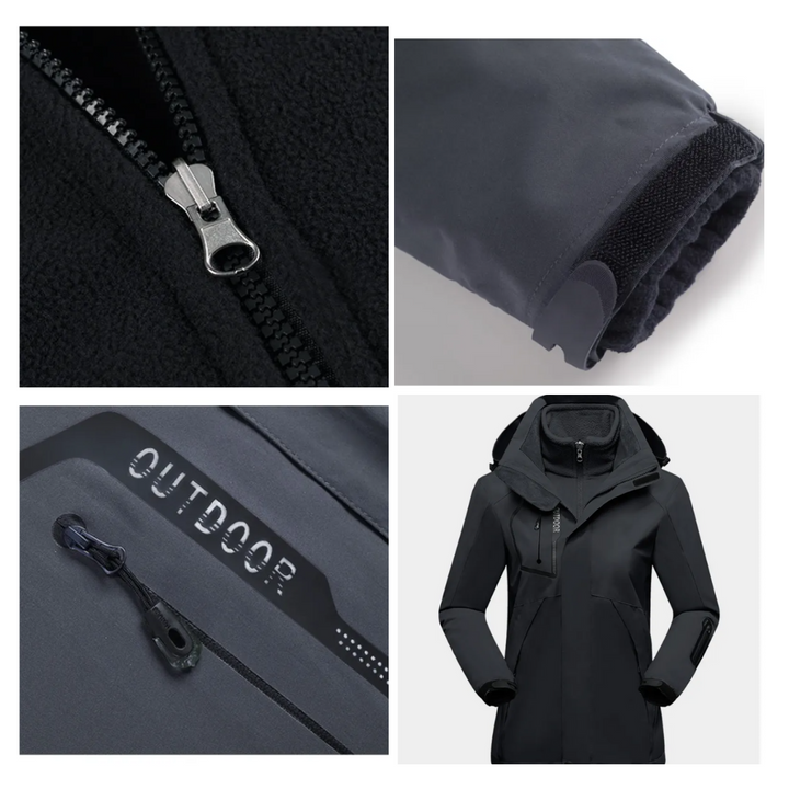 Clea | Outdoor 3-in-1 Wetterschutzjacke für Damen