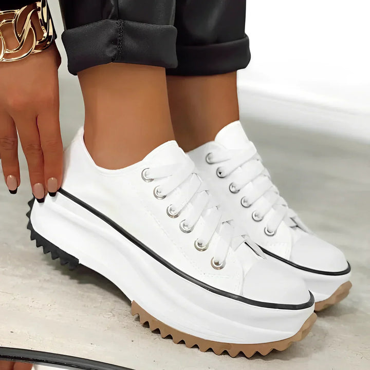 NORA - Bequeme Plateau Sneaker für Damen