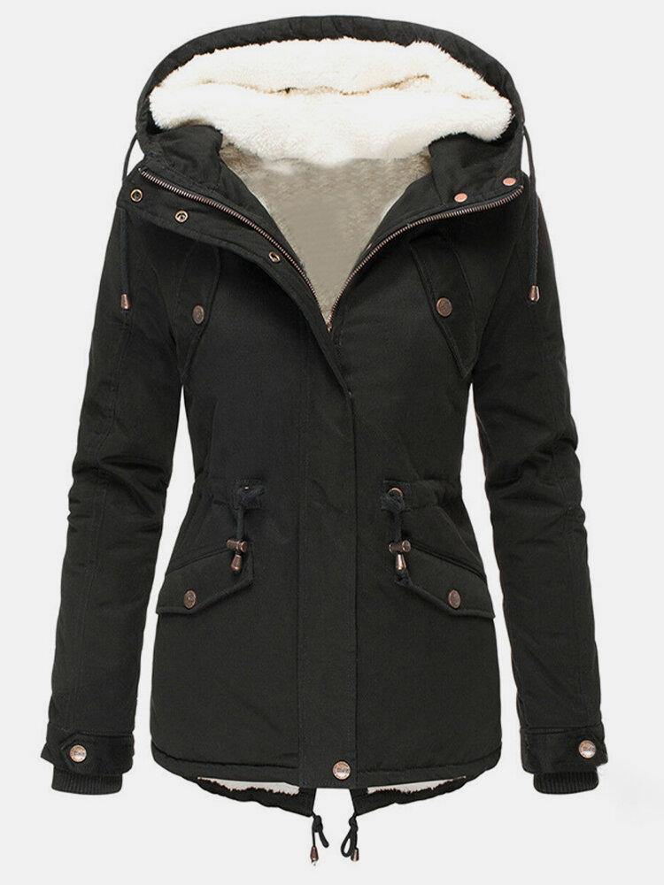 Eliza | Comfortable winter coat with adjustable waist and hood