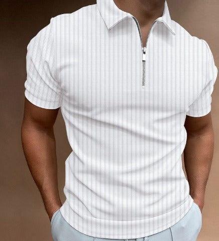 Finnian - Ribbed polo shirt