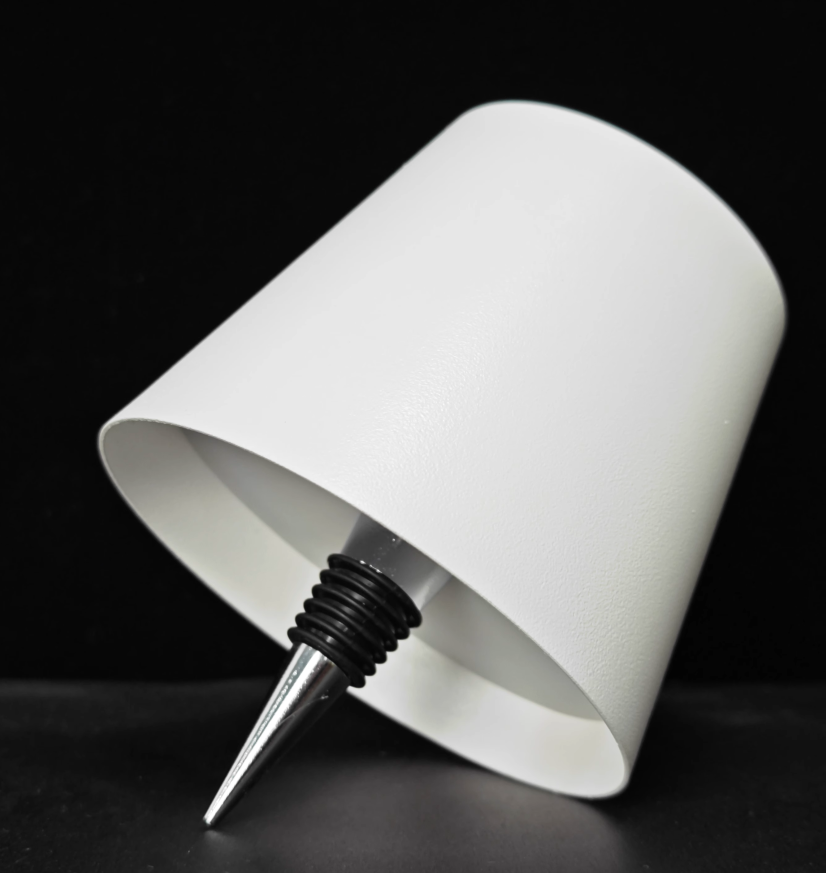 DIY rechargeable wine bottle table lamp head