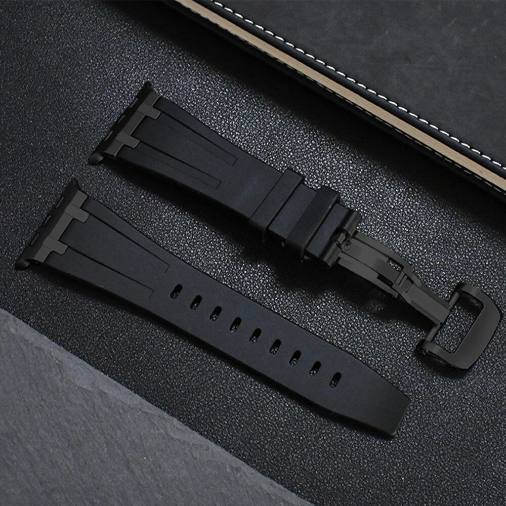 Valor - Titanium Silicone Apple Watch Band