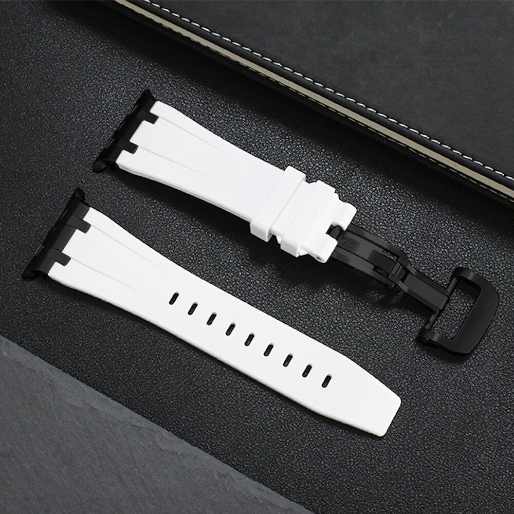 Valor - Titanium Silicone Apple Watch Band