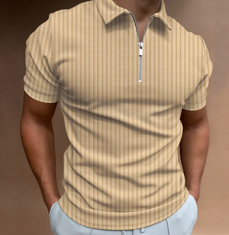 Finnian - Ribbed polo shirt