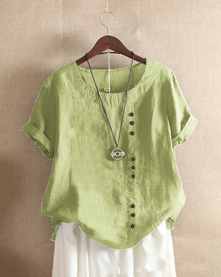 Talia | Short-sleeved blouse for women