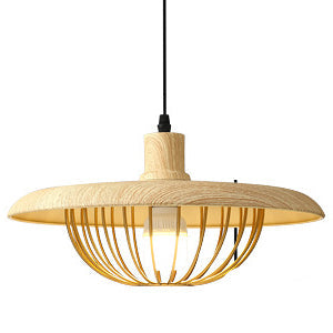 Imitation wood grain pendant lights