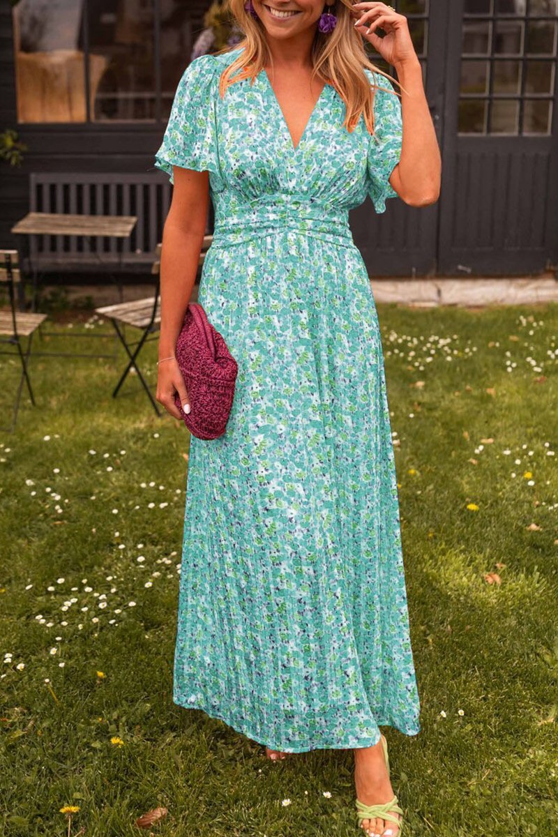 Francisca | Long V-neck dress for women 