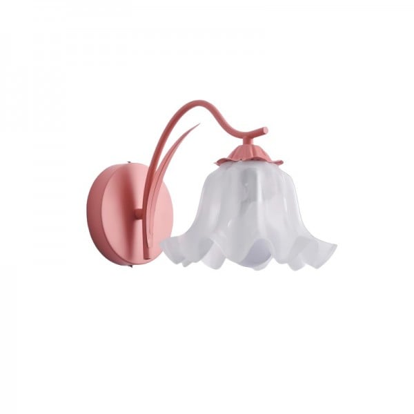 French retro garden flower wall lamp
