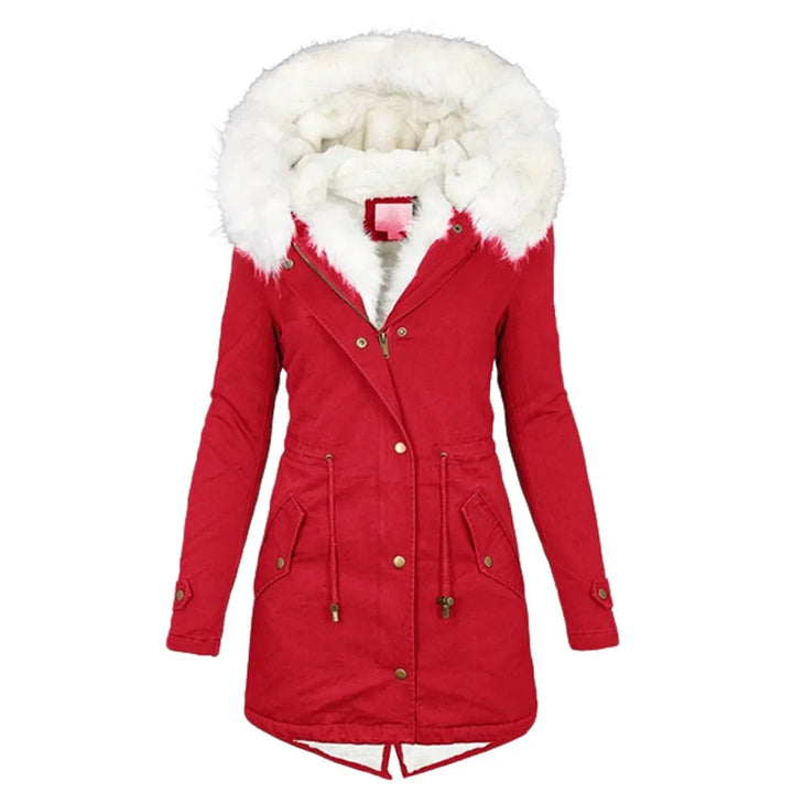 Savannah | Fashion, long and lined winter coat 