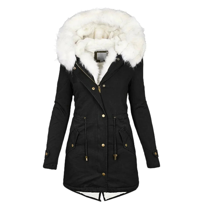 Savannah | Fashion, long and lined winter coat 